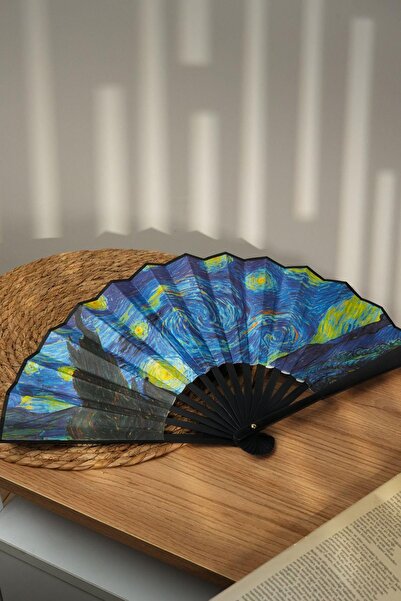 Love Bundles Van Gogh Yıldızlı Geceler Tablosu Özel Tasarım Geniş Yelpaze