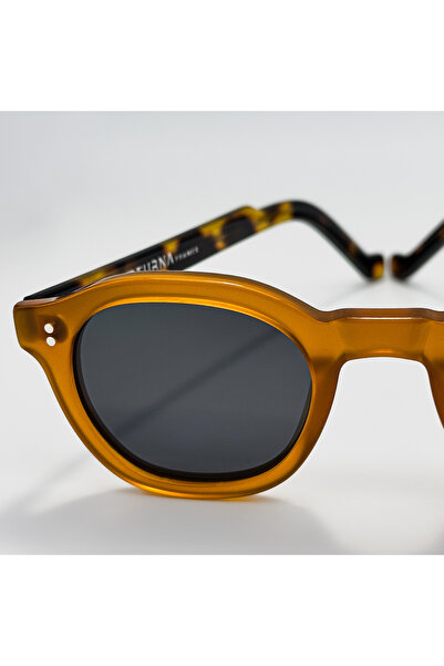 NOCTURNA FRAMES Unisex sunglasses Haze Duo Amber–Tortoise, polarized lenses UV400