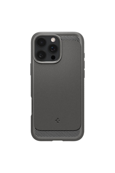 Spigen Case for iPhone 16 Pro Max, Rugged Armor - Gray