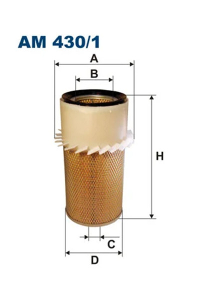 Filtron Filtru Aer Fiat Campagnola (110_) 1974-1989 Diesel
