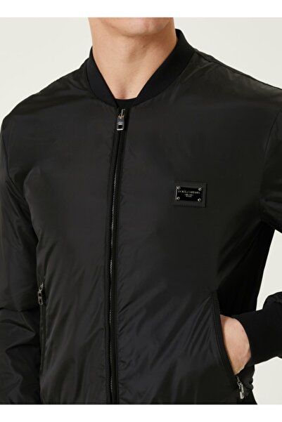 Dolce&Gabbana Jeans سترة بومبر سوداء اللون