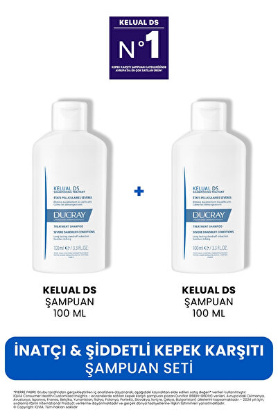Ducray İnatçı & Şiddetli Kepek Karşıtı Şampuan Seti 2'Li Set