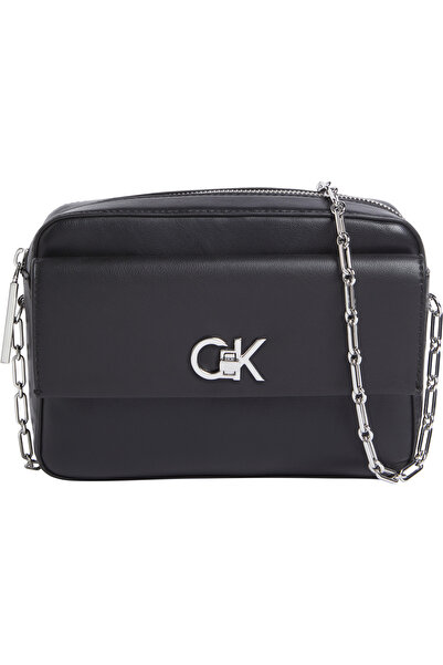 Calvin Klein Women Black Pocket Crossbody Camera Bag