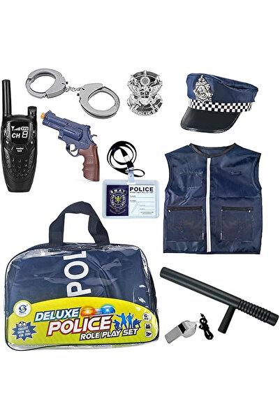 Oxygen Plus Set costum de polițist pentru copii — mărime universală (100–130 ...