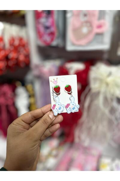 EyER Shoping أقراط للأطفال على شكل شخصيات كرتونية باللون الأزرق
