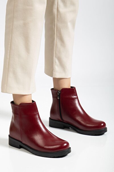 Aymood 165-204 Burgundy Yanki Daily Women's Boots