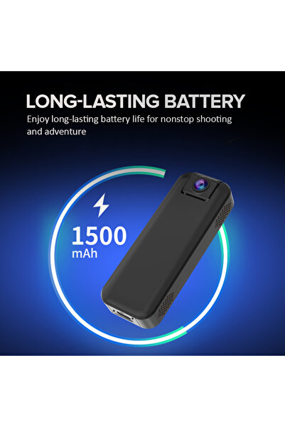 O Ozone 1080P Mini Body Cam with Night Vision – Rotatable Lens