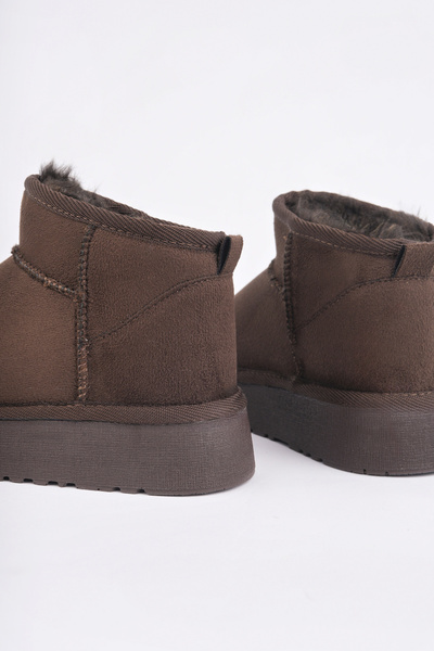 Freemax Çocuk Termal Yünlü Ev Bot Uggm.304 Kahverengi