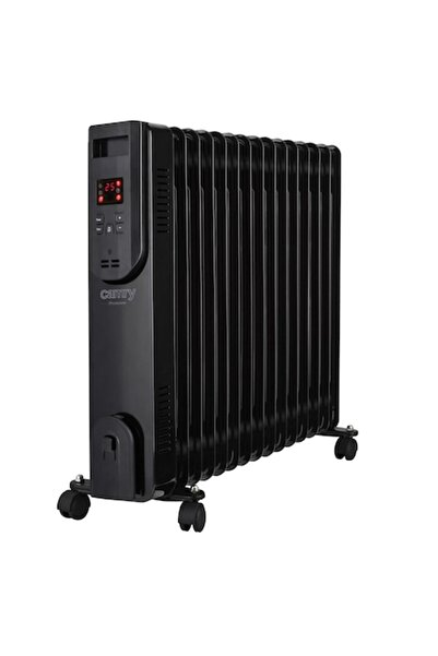 CAMRY Ηλεκτρικό καλοριφέρ λαδιού, μαύρο, τηλεχειριστήριο, 15 πτερύγια, 3 επίπ...