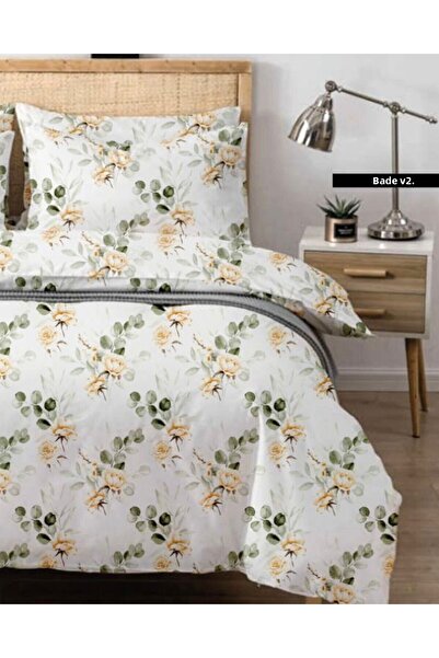 SENLİFE Cotton Belysima Battal Duvet Cover Set - Elastic