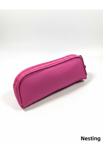 Nest Life Pink Color School and Office Pencil Case, Multi-Purpose Pencil Box, Pen Holder