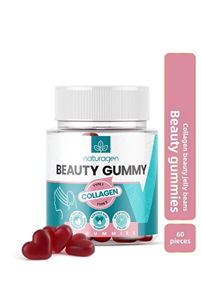 Naturagen Gummy 60 قطعة من النوع 1&3 شكل جلوبون الكولاجين