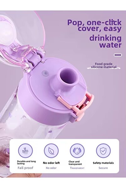 synshop Cinnamoroll 550ml Water Bottle Flask Tea Liter Bpa Free Harmless to Health Portable Heat Resistant