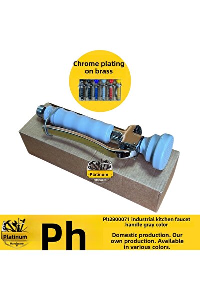 PLATİN HIRDAVAT Elcik Gray Color Industrial Kitchen Faucet