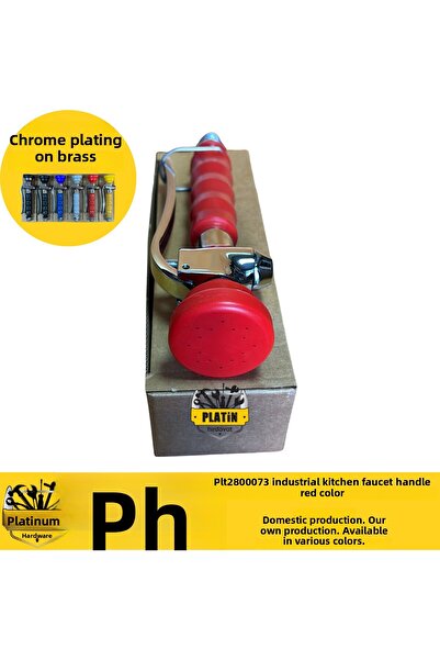 PLATİN HIRDAVAT Industrial Kitchen Faucet Handle Red Color