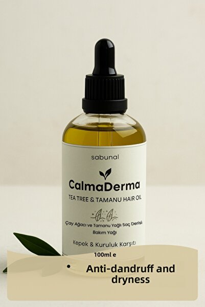sabunal Calmaderma Dandruff & Freshness 100 ml - Tea Tree & Tamanu Hair Care Oil