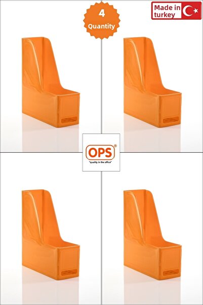 Ops Mg 101 Magazine Rack Set of 4 A4 Disassembled Plastic Vertical Folder Arc...