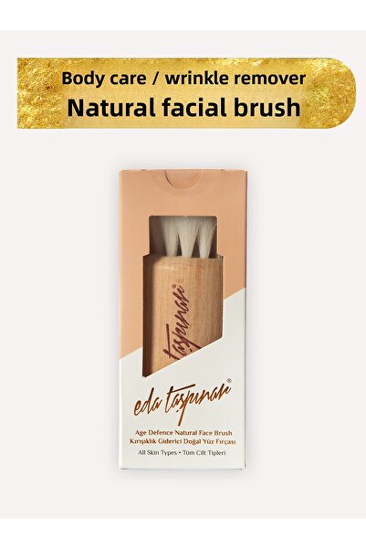 Eda Taşpınar Natural Facial Brush – Gentle Cleansing & Soft Skin Feeling
