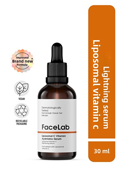 FaceLab سيروم فيتامين سي الليبوسومي – عناية مشرقة ومنشطة (30 مل)