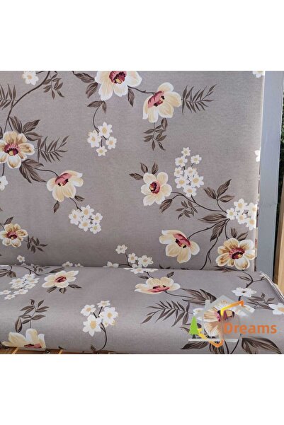 DÜŞLER EV TEKSTİLİ Țesătură din satin cu model floral 100x180