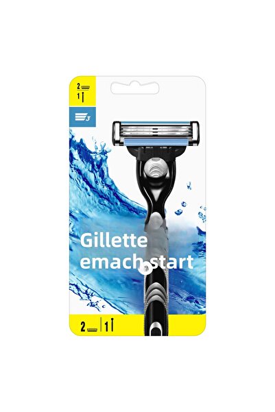Gillette Σώμα ξυριστικής μηχανής Mach3 Start + 2 κεφαλές