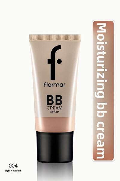 Flormar Doğal Bitişli SPF20 BB Krem - Bb Cream - 004 Light-Medium - 8690604535415
