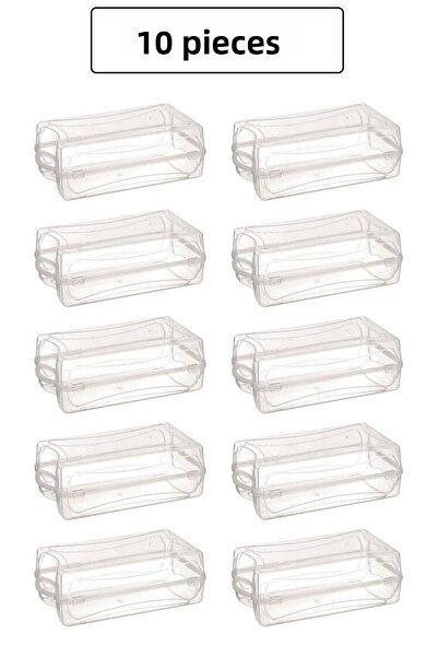 Bayev 10 bucăți pantofi de damă transparenti - depozitare și organizator în dulap