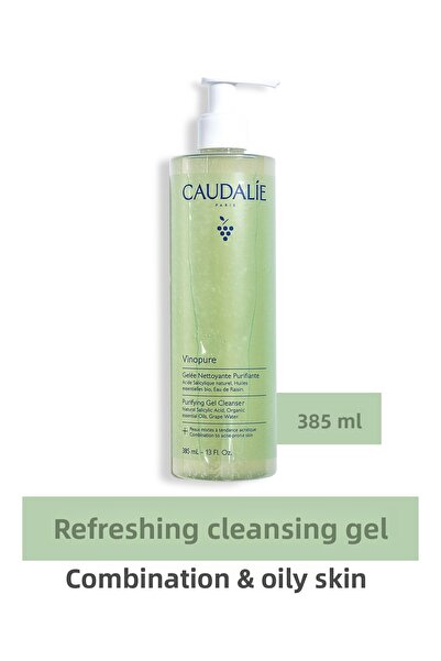 Caudalie جل التنظيف فينو بيور 385 مل
