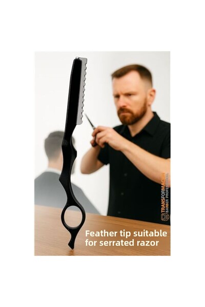 Marsilyan Feather Tip Razor Professional Aluminum Metal