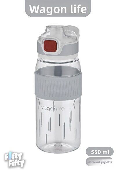 Vagonlife 550 ml Comfortable Drinking (No Straw) Children's Water Bottle with...