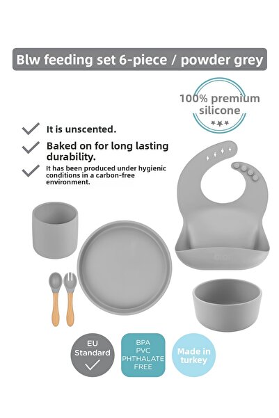 OiOi Nutrition Set Blw Set Iii - Powder Gray