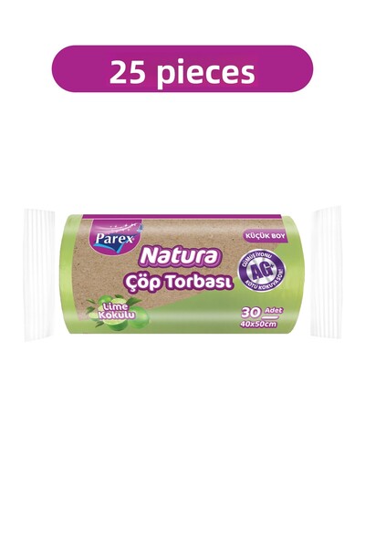Parex Natura Garbage Bags Small Size 30 Pcs 40 X 50 cm 25 Packs