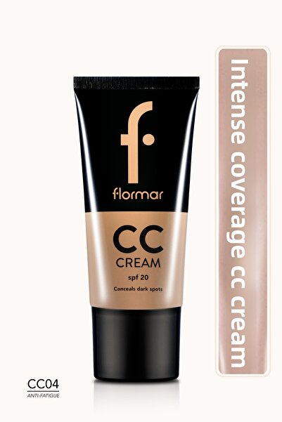 Flormar Intense Concealer CC Cream (Skin Color) for Pronounced Traces - CC Cr...