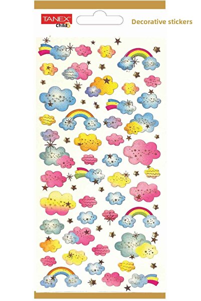 Tanex ملصق زخرفي-1 Puffy Etiketi TNX-5000