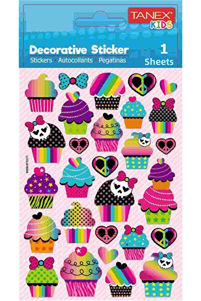 Tanex ملصق سلسلة الكيك الملونة TNX-25161