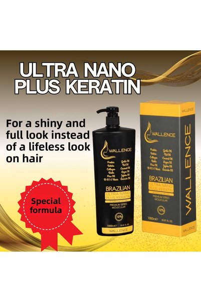 wallence Brazilian Ultra Nano Plus Keratin & Caviar Rich Care Hair Mask Set of 2