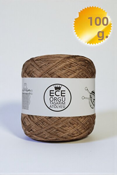 Ece Örgü Tasarım Atölyesi Χρώμα μελιού-αφρός, πολύ λαμπερό, 4 στρώσεις, νήμα ...