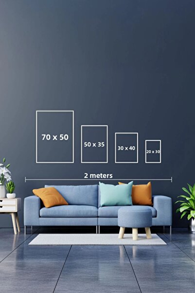 Esci Design Framed Children's Room Chart - Colorful Alphabet Learning - Educational Chart - Preschool Education - Educational