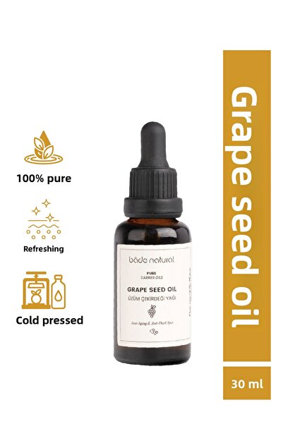 Bade Natural 30 Ml Grape Seed Oil - Cold Pressed, 100% Pure