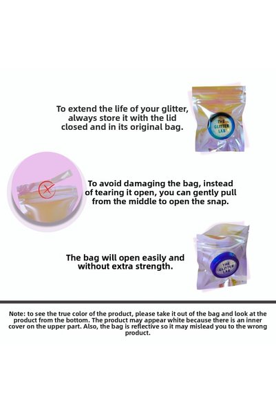 The Glitter Lab Gel Shiny Glitter - Confetti