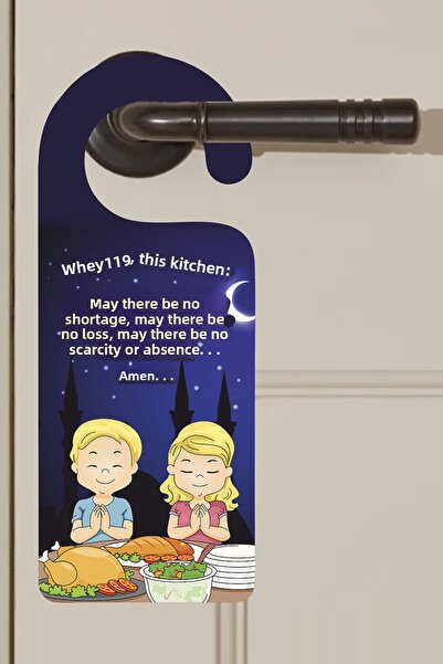 cici magnet www.cicimagnet.com Kitchen Prayer Themed Door Handle Hanger