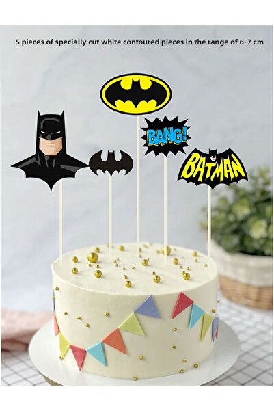 Sinek Kupası Tasarım Batman Themed Concept Themed Birthday Cake Topper Birthd...