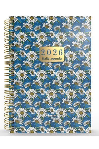 denden Agenda spirală 2026 Flori 2