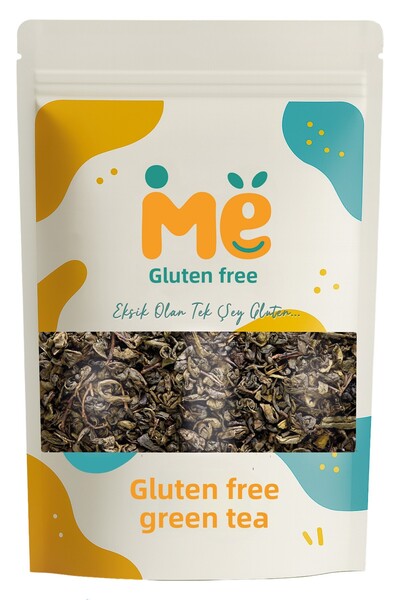 Glutensiz Me 180 جرام شاي أخضر خالي من الغلوتين (نقي وطبيعي وأصلي)