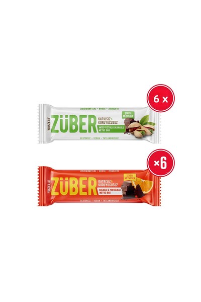 Züber عبوة من ألواح الفاكهة مع العتيقة والبرتقال × 12 قطعة