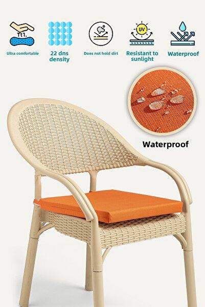 Go Veform Waterproof Chair Cushion with Zipper and Laces 22 Dns Sponge
