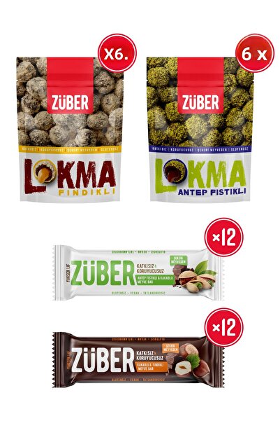 Züber حزمة ألواح الفاكهة واللوكما (ألواح الفاكهة واللوكما مع الفستق والبندق)