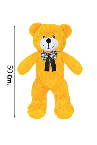 Özgüner Oyuncak Legosh Toy Plush Teddy Bear with Bow Tie 90 Gift Bear