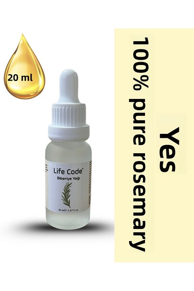 LİFE CODE 100% Pure Rosemary Oil 20 ml