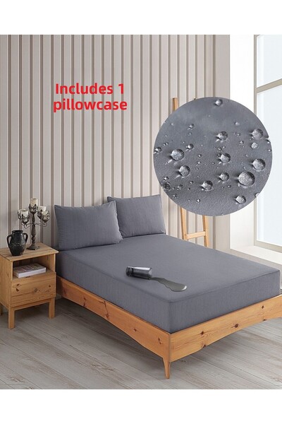 sevilya Цветен единичен микро комплект - водоустойчив матрак и подложка